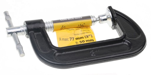 MODELOVACIA SKRUTKA TESAČNÁ SVORKA typ G 3'' 77 mm
