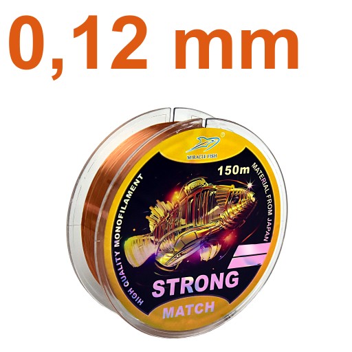 SILNÝ MATCH RYBÁRSKY VLAS 0,12 mm 3,0 kg 150 m