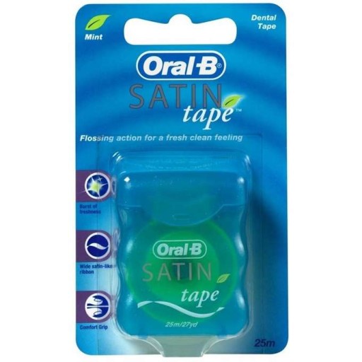 Oral-B Satin, jemná dentálna niť, sviežosť mäty, TAPE