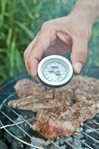ANALOGOVÝ TEPLOMER pre udiarenský gril Steak gril