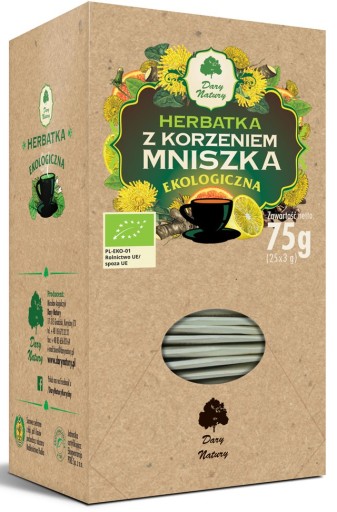 Bio čaj s koreňom púpavy 25x3g - D