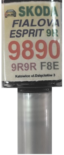 SKODA VW 9885 LC3L E1 HORÚCA CHILLI LAKU TUCH-UP