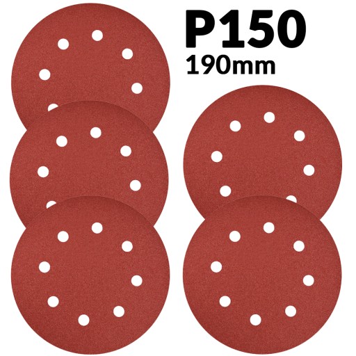 PAPIER BRÚSNY 190mm P150 5 ks MP-0020 0015 0017