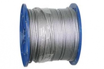 4,0mm 4mm OCEĽOVÉ LANO, kábel 6x7 POZINKOVANÝ, 1 meter