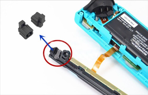 Západky a skrutky pre Joy-Cons pre 2 ks L+P orig.