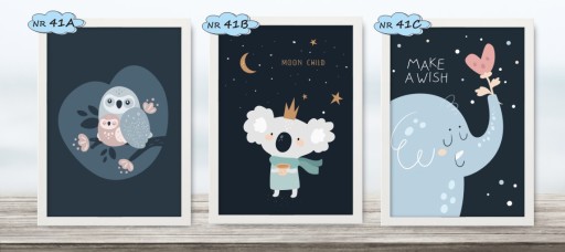 Obrazový plagát formátu A4, grafika pre deti