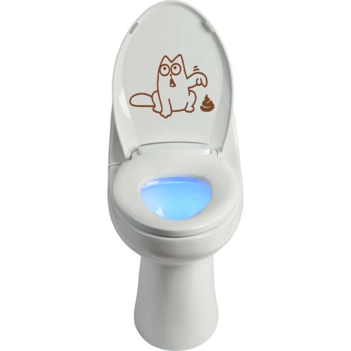 Nálepka do kúpeľne, WC, vtipné vzory