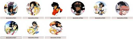 Manga Anime Gunsmith Cats Pins VEĽKÝ VÝBER