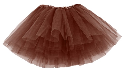 #TYLOVÁ SUKŇA TUTU SUKŇA 30cm hnedá