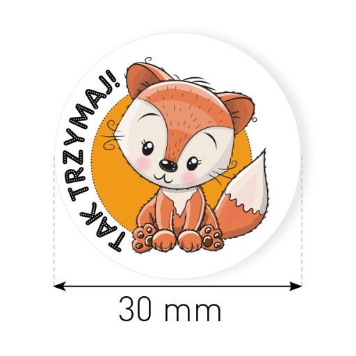 Motivačné nálepky - len tak ďalej - 50 ks.