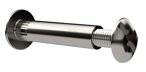 Skrutkovacia spojka na pripojenie nábytku skrinky 6 mm 10 ks