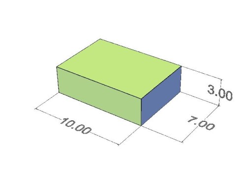Neodymový tanierový magnet 10x7x3 N38 10 ks.