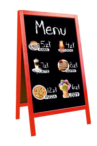 NÁLEPKA NA MENU NA TABUĽKU PIVO ZMRZLINA PIZZA MNOHÉ DIZAJNY NA VÝBER