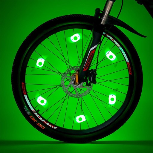 LED SVETLO NA LAPÁCH BICYKLA PREKRÝVAJÚCI FARBAMI