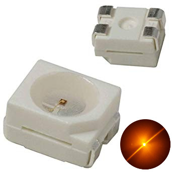 10x SMD LED, OSRAM LY E67F, ŽLTÁ, PLCC-4