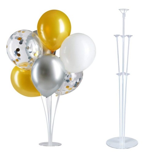 BALÓNOVÝ STOJAN SVADOBNÉ NARODENINOVÉ OZDOBY 70cm