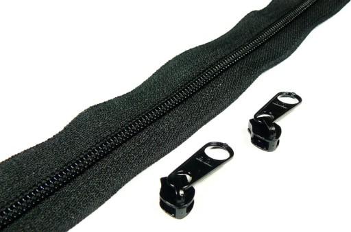 Zipsová páska na zips 5mm FARBY 1mb + 2 štipce