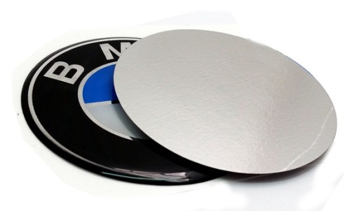 Silikónová nálepka na 60 mm kryty BMW