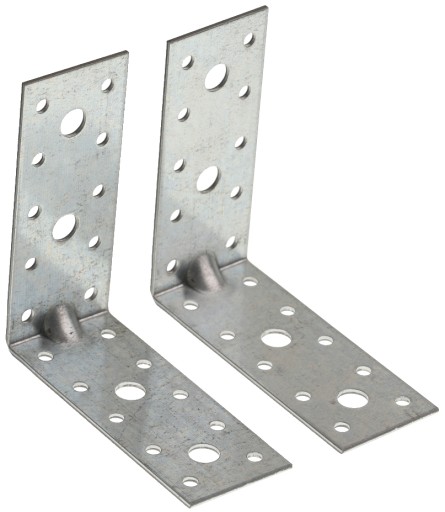 TESÁRSKY UHOL 100x100x40 mm VYZTUŽENÝ