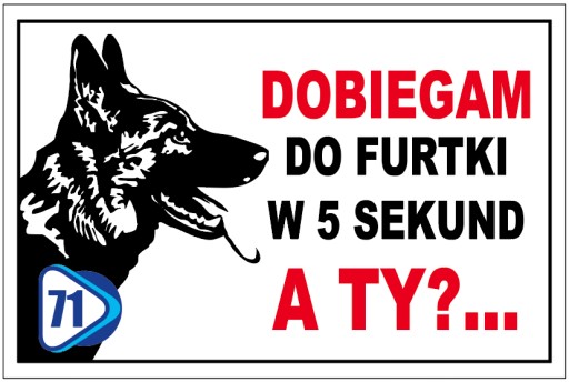 TANIER POZOR BAD DOG 20x30 dibond doska