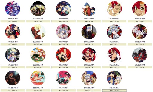 Manga Anime Tengen Toppa Gurren Lagann Pins