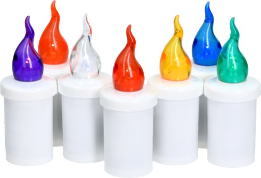 Vložka do sviečky LED Subito S-5, lampáš ČERVENÝ