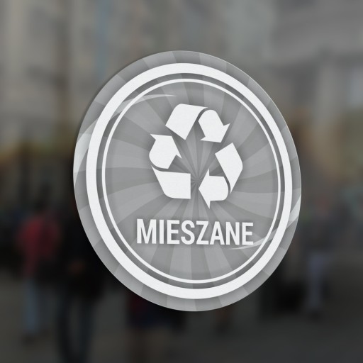 Nálepka na košík - zmiešaná 10x10