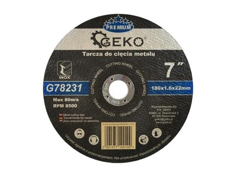 GEKO G78231 rezací kotúč na kov 180x1,6