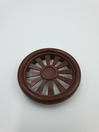 Plastový nábytkový prieduch fi/40mm hnedý, 4 ks