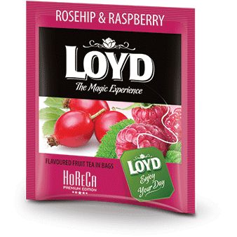 Čaj Horeca LOYD ROSE s MALINA vrecúška 20 ks