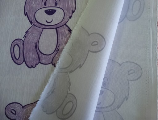 MG záves LÁTKA BEARS fialová 8132 PROMOTION