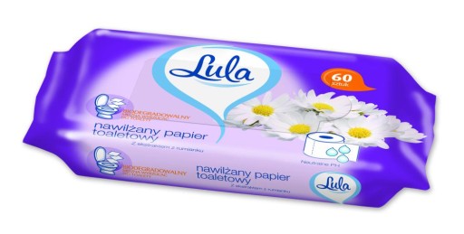 Lula vlhčený toaletný papier Harmanček