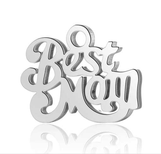 Prívesok na retiazku ku Dňu matiek BestMom set, oceľ