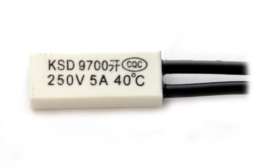 Bimetalový termostat 5A/250V KSD9700 NO 35C
