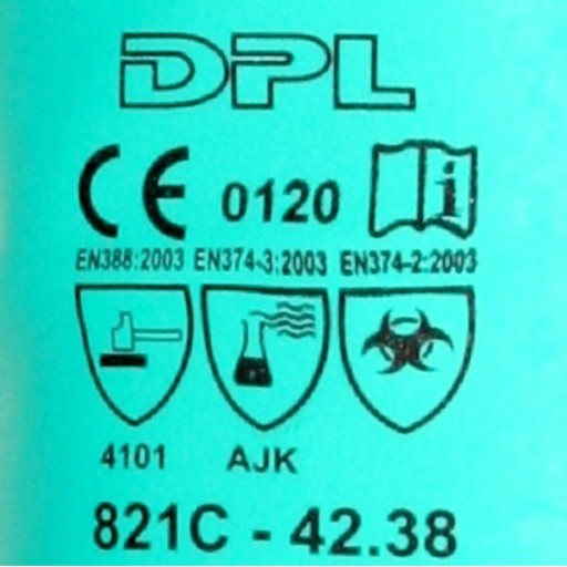 Chemicky odolné rukavice Nitrile Interface, 1 pár, veľkosť 10