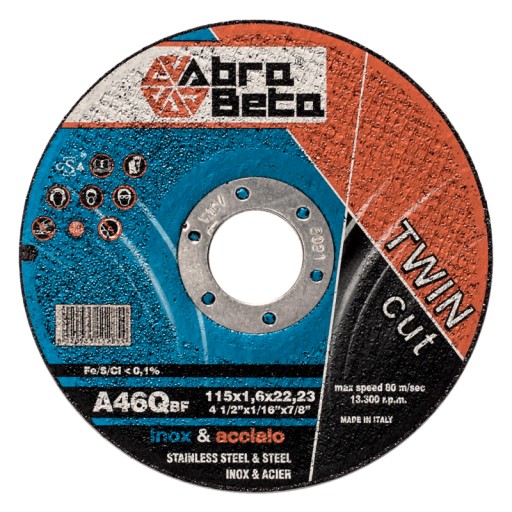 ABRA BETA REZNÝ KOTÚČ NA UHLÍKOVÚ OCEL 125X1MM