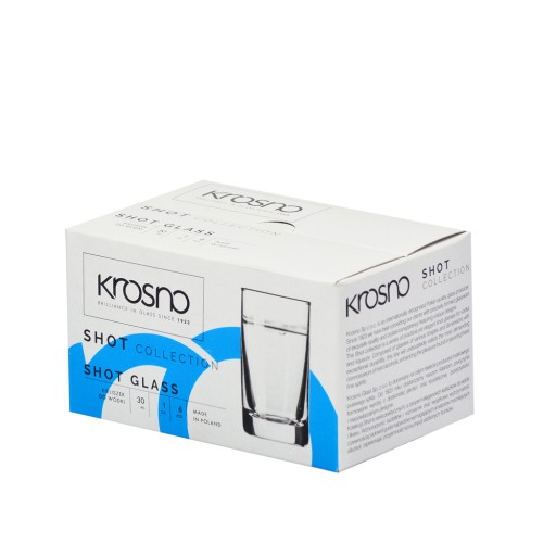 Sada 6 ks pohárov na vodku Shot Krosno 30 ml
