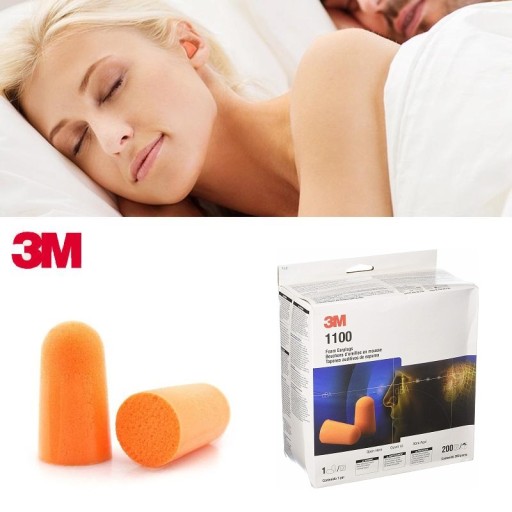 Zátky do uší 3M 1100 vložky 10 párov