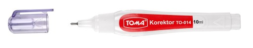 TOMA KOREKČNÉ PERO 10ML KOVOVÝ HROT