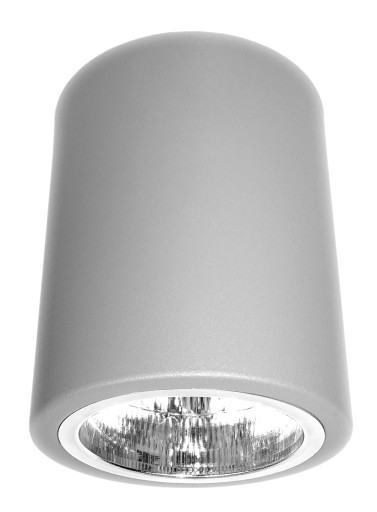 Prisadené okrúhle svietidlo E27, pevné, BIELY JUPITER 10 98x115mm IP20 Goldlux