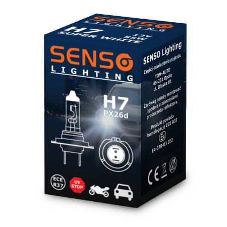 2x ŽIAROVKA H7 SUPER BIELA + W5W 12V 55W E4 XENON SADA STUDENÁ BIELA