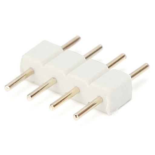 KONEKTOR pre RGB LED pásik 4-pin MALE HQ PREMIUM