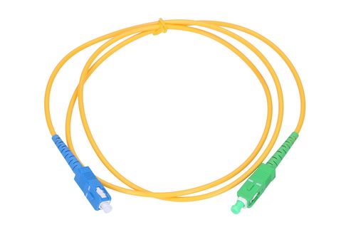 Prepojovací kábel z optických vlákien SM 9/125 SC/APC-UPC/APC 2m simplex