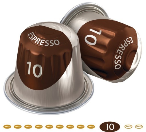 Kapsuly Nespresso Jacobs Espresso Intenso 10 ks.
