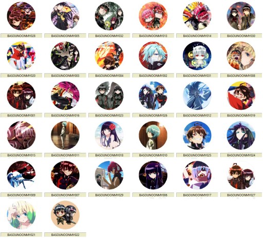 Anime odznaky Twin Star Exorcists, ZO AKÉHO SI VYBERÁTE