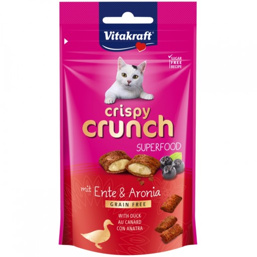 Vitakraft Crispy Crunch Ente Aronia 60g Bez obilnín