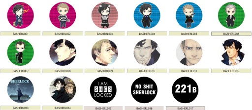 Manga Anime Sherlock Pins MNOHÉ DIZAJNY