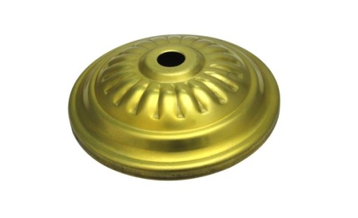 Tienidlo fi84x18mm mosadzný uzáver misky pre lustrové svietidlá