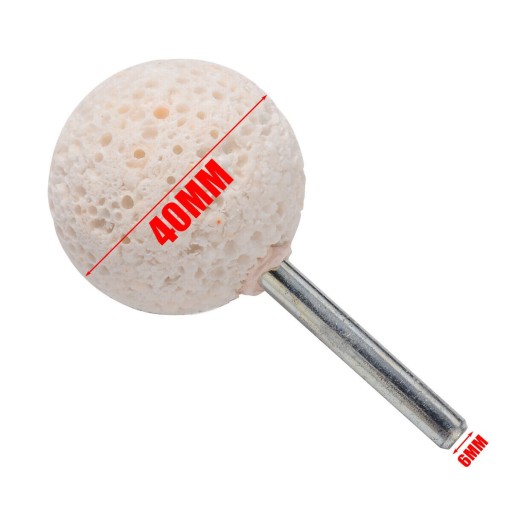 Sférický pemzový brúsny kotúč na zdrsnenie pneumatík