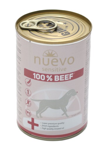 NUEVO Sensitive MONO BEEF BEEF kompletné krmivo pre psov 400g